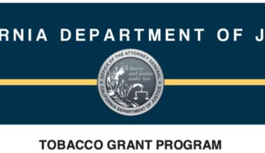 NEW California Department Of Justice Tobacco Control Law Enforcement Grants