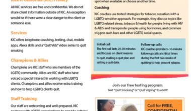 New Flyers for LGBTQ Tobacco Users