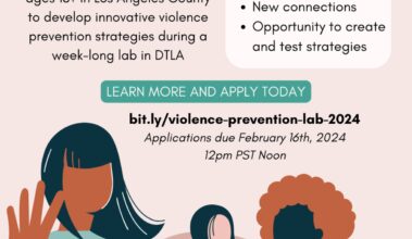 Applications Now Open! 2024 LGBTQIA2S Violence Prevention Lab