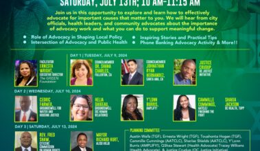 G.R.E.E.N. Foundation 4th Annual Advocacy Bootcamp -  July 9th,10th & 13th