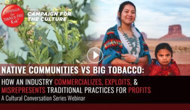 Recording Available: Watch Video of the "Native Communities vs. Big Tobacco" Webinar